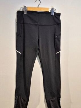 Diadora Black Athletic Leggings Size M/L